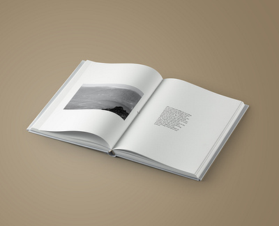 Minimalistic book design book design