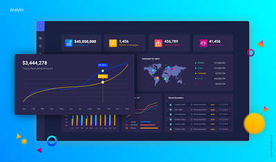 Analytic - Dashboard branding ui design ux web