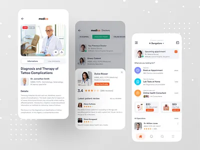 Medical App branding case study dribbble dribbble best shot health health app health care healthcare healthy ios app ios app design medical medical app medical care medical design medical logo ofspace ux