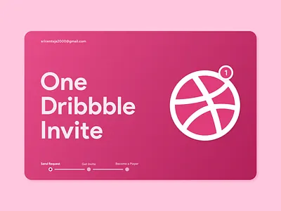 Dribbble Invite Giveaway art art designer design draft dribbble dribbble invite giveaway illustration invitation invite invite giveaway invites logo player vector