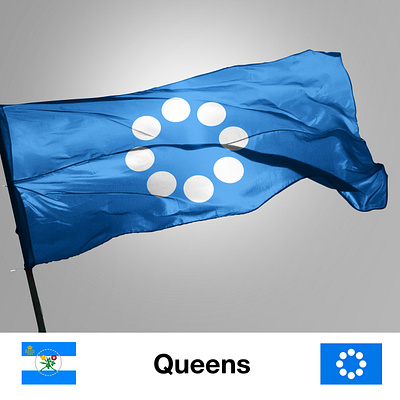 Queens flag redesign design flag flat nyc