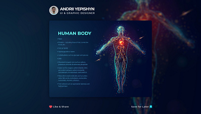 Human body. Creative illustration anatomy biology body color illustration concept conception design dots education glow graphic design human human body illustration illustrator man medical neon science vector