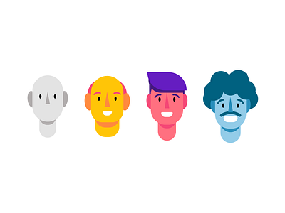 FaceSwap - Characters adobexd animation character design illustration motion ui vector