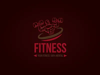 Fitness branding design graphic design illustration illustrator logo logo design logo design branding promoyourbiz vector