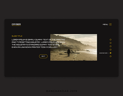 Web Trend 2020 2020 trend animation bangkandar branding dark design designer dribbble game gold instagram landingpage simple typography ui uiux user interface ux website webui