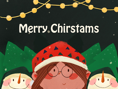 Merry Christmas christmas illustration