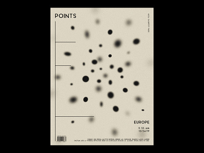 Points design font graphic graphic design illustration magazine minimal monochrome photoshop poster poster a day poster art poster design print print design simple texture type typeface typography