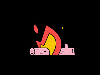 Like fire log arm fire illustration like log vector warm warmup