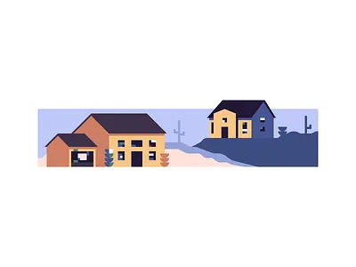 Arizona Homes Illustration #1 geometric geometric art geometric shapes home house house illustration illustration isometric layout minimal shadows sibi