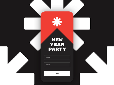 Daily UI 001 Sign up form app application christmas dailyui dailyui 001 dailyuichallenge flat form invitation invite mobile newyear registration signup tree ui