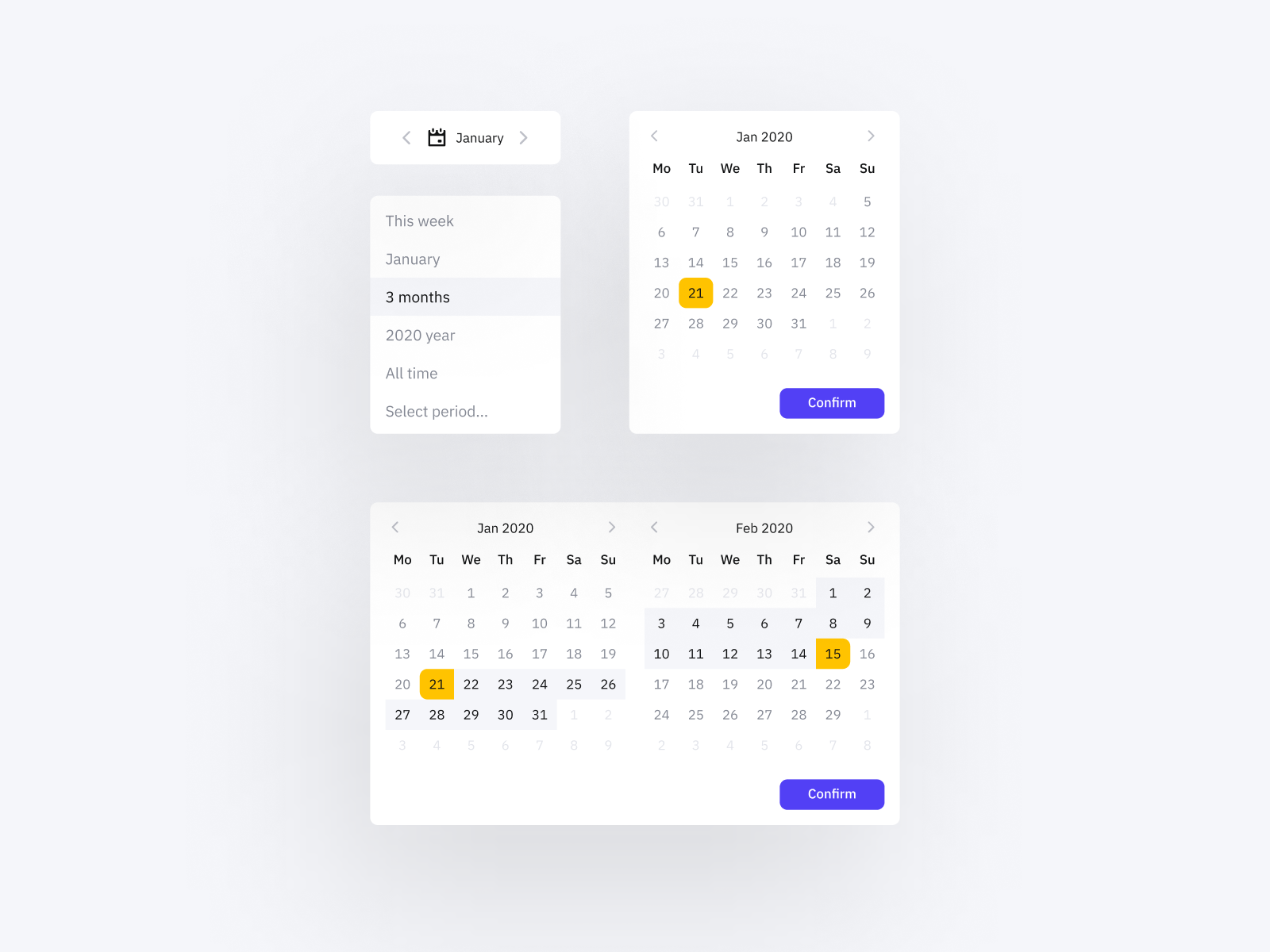 Example of Date Picker