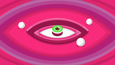 Eye Balls animation art illustration illustrator pink vector