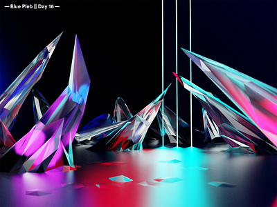 Quartz. 3d 3d art album art art blender cover art cycles design glass lights mineral music quartz render space