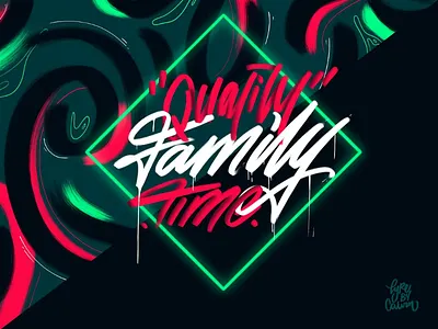 Quality Family Time applepencil art artspotlight communityovercompetition creative design digitalart goodtype goodvibesonly handlettering inspiration ipadlettering ipadpro likeforlike love motivation myteam picoftheday procreate typebycalvin
