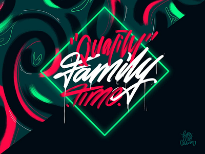 Quality Family Time applepencil art artspotlight communityovercompetition creative design digitalart goodtype goodvibesonly handlettering inspiration ipadlettering ipadpro likeforlike love motivation myteam picoftheday procreate typebycalvin