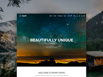 Spark WordPress Theme - Responsive Multi Purpose Templates background video design icons landing page page builder photography plugins portfolio responsive retina site builder template theme theme design web design web development wordpress wordpress design wordpress development wordpress theme