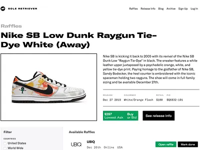 Sole Retriever Relaunch figma figma design landing page ui