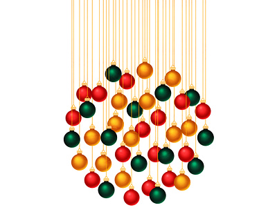 Christmas Bulbs christmas design graphic design illustration illustrator vector