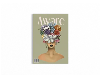 Aware Magazine Front Cover design illustration illustrator layoutdesign photoshop publication design typography