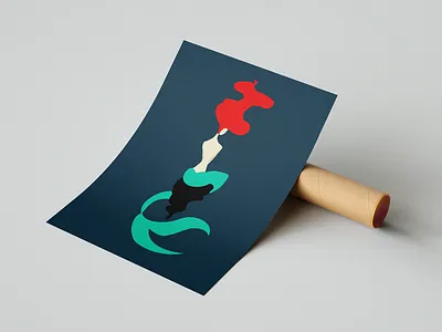 Under the Sea Illustration flat illustration illustrator minimal vector