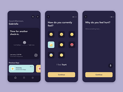 Wellness App Concept app app concept app design application design health healthcare mentalhealth mobile therapy ui wellness