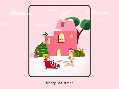 Merry Christmas design illustration ui 插图 设计