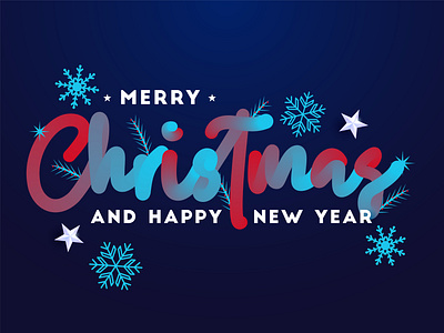 Merry Christmas and happy new year 2020 3d abstract branches calligraphy celebration design designs dribble elegant handrawn happy illustration pine sketch snoflakes stars texture tree typography vector