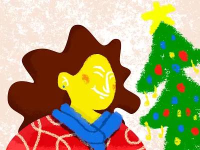 Merry Christmas abstract art adobe photoshop cc digital illustration illustration kyle webster