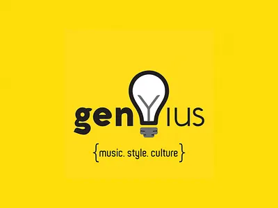 Gen-Yius logo magazine concept brand identity design logo magazine