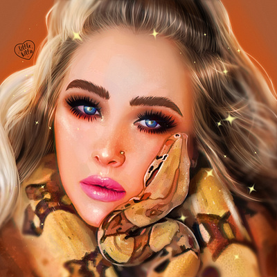 Natalina MUA adobe photoshop art artist artwork character design design digital art fun illustration portrait