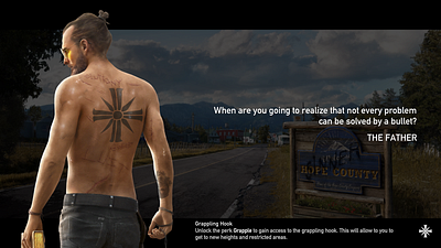 Far Cry 5 Loading Screen Redesigns far cry far cry 5 far cry loading far cry loading screen guns for hire hope county julia myers juliamyers loading screen loading screen redesign loading screens redesign seed family seeds ubisoft ubisoft game video games