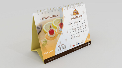 Design Calender 2018 wessa pastries agencydesign branding calendar calendar 2019 calendar app calendar design calendar ui calendar2020 concept desainkalender design deskclendar jasadesain jasadesainkalender kalender kalender2020 wallcalendar