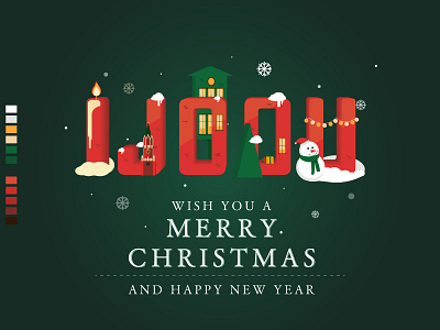 Merry Christmas illustration vector