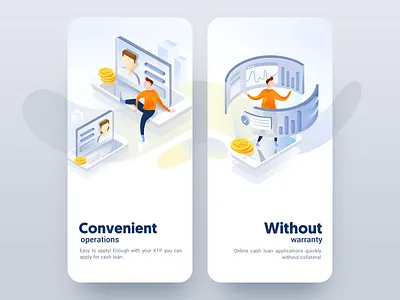 Guide pages _ Debit side figures guide pages illustration ui vector 引导页 设计