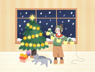 Christmas character illustration