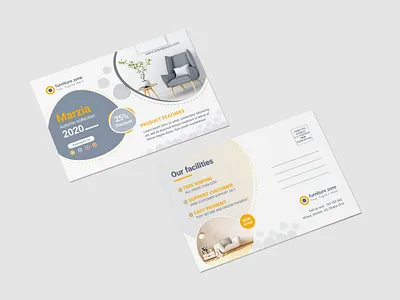 New Arrival Furniture Promotional Postcard Template furniture postcard template furniture promotional postcard modern furniture postcard