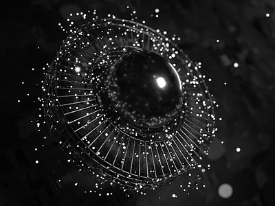 LAST CG EVERYDAYS IN 2K19 3d abstract adobe after effect art c4d cg depth of field design glance graphic metal octane particles photoshop render