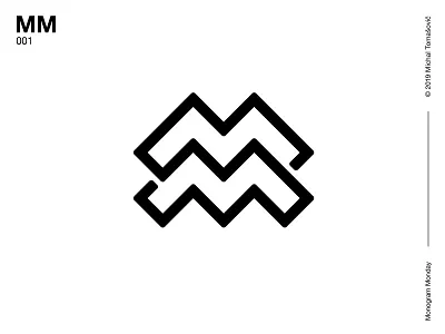 MM lettermark letters logo logo design logotype m mark mm monogram symbol typography