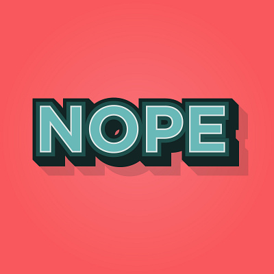 NOPE calligraphy lettering lettering logo logotype logotype design typography
