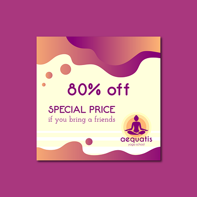 yoga flyer art branding design flat graphic icon illustration lettering logo vector