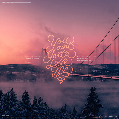 NIKI - LOWKEY / handlettering daily post design lettering typography vector art