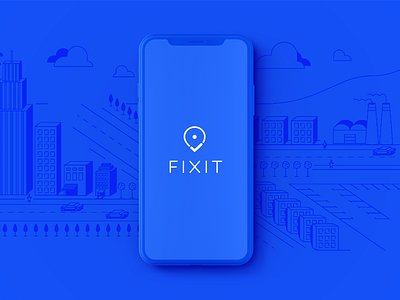 Fixit Case Study app design case study creative direction icons logo design startup ui ux visual identity