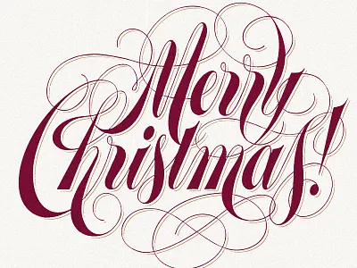Merry Christmas christmas drawing hand lettering handmade illustration lettering lettering artist letters lubalin merry christmas script type type art type design typography xmas