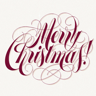 Merry Christmas christmas drawing hand lettering handmade illustration lettering lettering artist letters lubalin merry christmas script type type art type design typography xmas