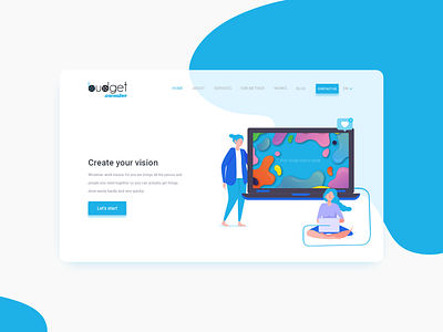 Videos Production Landing Page homepage design landingpage user experience user interface design website design