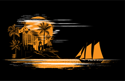 Moonlight Mosque abstract allah arab arabic backdrop background beach cityscape concept copyspace eps file holiday illustration islam islamic moon moonlight mosque mosques