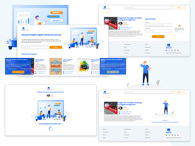 Online English Classes classes courses e learning english interaction design online online education ui ui design ui ux uiux ux ux design ux ui uxui web app web app design web design website website design