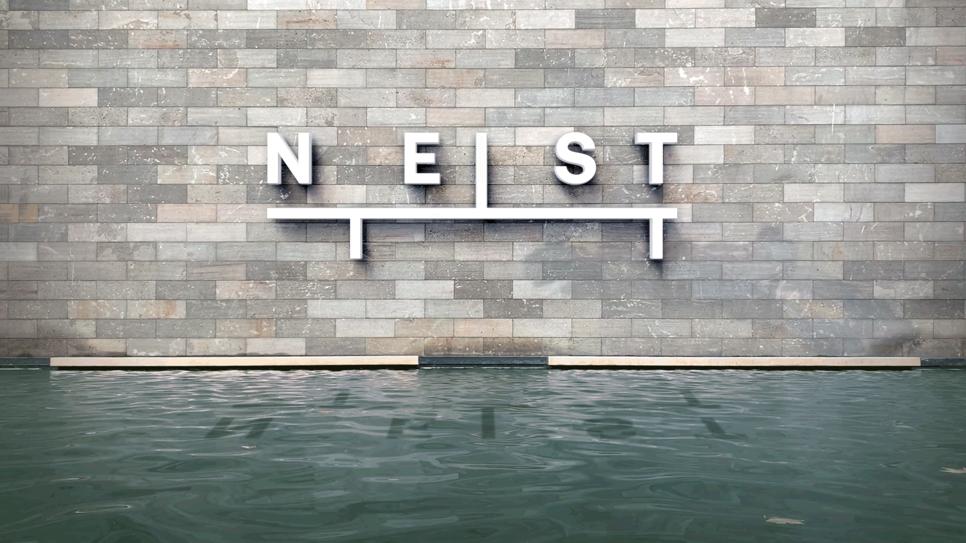 Nest Development logo architecture bird concepthouse industrial modern design modernism nest village