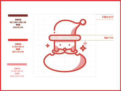 Christmas Icon Set: Merry Christmas! holiday holidays icons iconset illustration merry christmas merry xmas santa