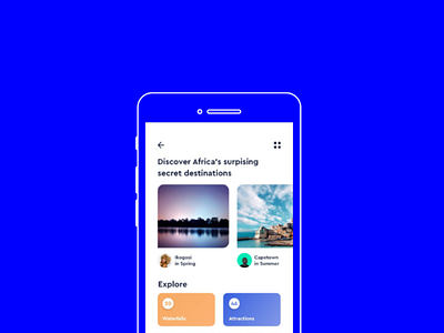 Travel App UI design